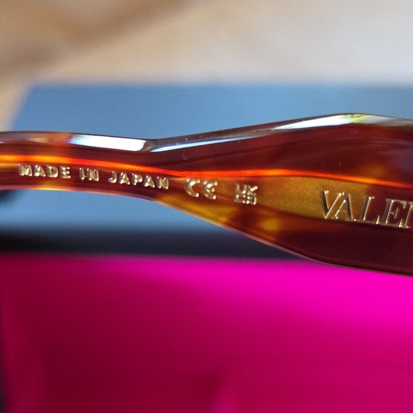 Valentino Tortoise Cat-Eye Sunglasses with Green Lenses